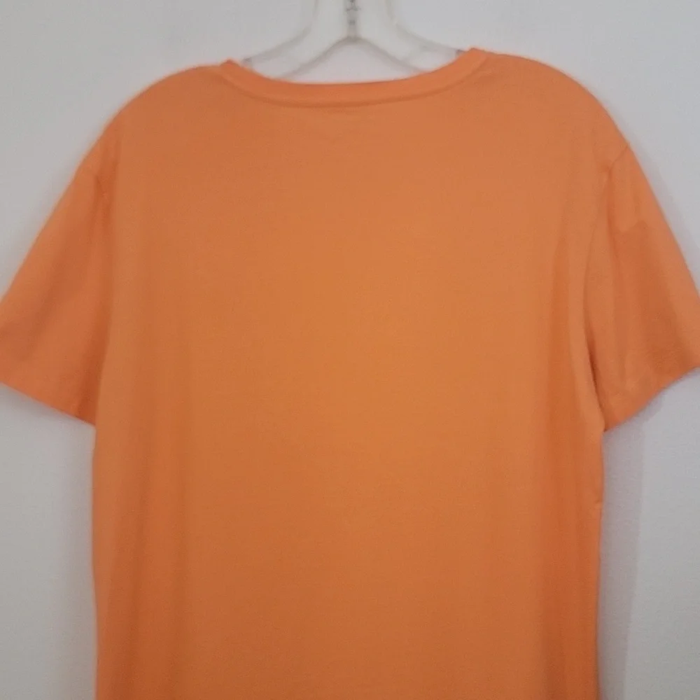 Ralph Lauren Polo Orange Short Sleeve Shirt Top M - Picture 10 of 12